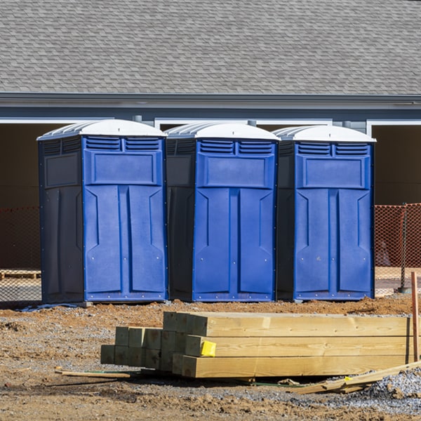 are there any restrictions on where i can place the portable toilets during my rental period in Indore West Virginia